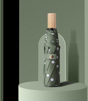 Flat Lichtgewicht Paraplu Parasol Vouwen Zon Paraplu Mini Paraplu Frame Winddicht Familie Travel2021 #30