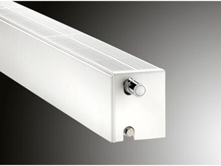 Flat Plint Line plintradiator vlak type 33 200x1600mm 1386W aansluiting 8008 wit structuur 113011600020080080600-0000