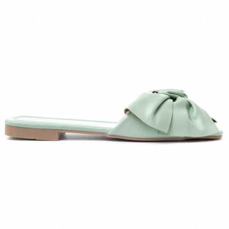 Flat Sandal Palanti2 In Verde Paars - 36