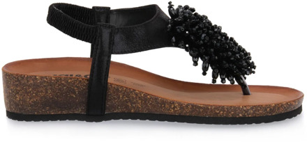 Flat Sandals Igi&Co , Black , Dames - 39 Eu,38 EU