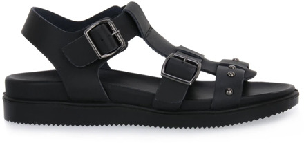 Flat Sandals Igi&Co , Black , Dames - 40 Eu,38 Eu,39 EU
