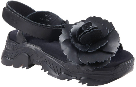 Flat Sandals N21 , Black , Dames - 38 Eu,39 Eu,40 Eu,37 EU