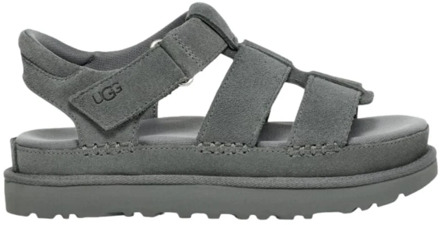 Flat Sandals UGG , Gray , Dames - 37 Eu,39 Eu,40 Eu,38 EU