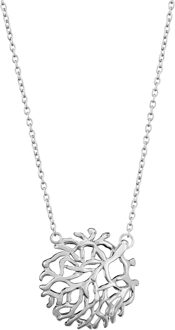 'Flavie' Dames 925 Sterling Zilveren Set: Ketting + Oorbellen + Ring - Zilver SET-7502