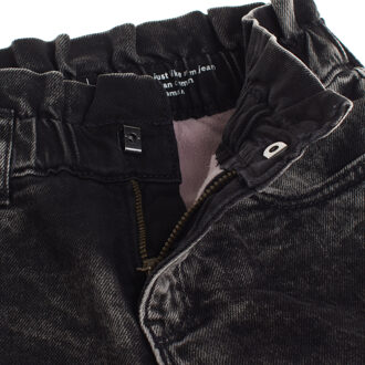 Fleece gevoerde mom jeans 756139 meisjes - maat Zwart