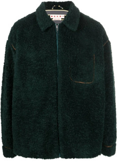 Fleece Jackets Marni , Green , Heren - L