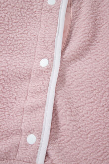 Fleece Jas Warm Zacht Gezellig - maat L Roze