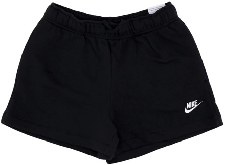 Fleece Shorts Zwart/wit Nike , Black , Dames - L,M