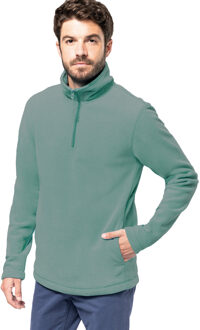 Fleece trui - sky groen - warme sweater - voor heren - polyester 2XL