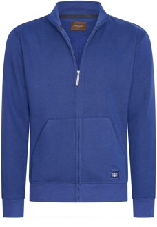 Fleece zip jack Blauw - XL