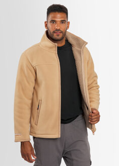 fleecejack voor heren – Koffie Bruin - 3XL