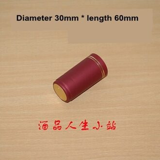 Fles Cap warmtekrimpbare cap Wijn cap Rode wijn de afdichting cap Bruin