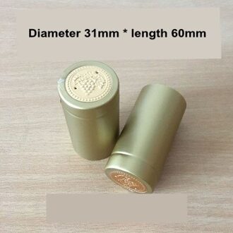 Fles Cap warmtekrimpbare cap Wijn cap Rode wijn de afdichting cap Geel