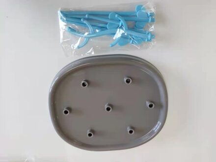 Fles Droge Rack Baby Fles Afvoer Droogrekken Blauw Roze Baby Fles Schoonmaken Droger Afdruiprek Opslag Droogrek grijs