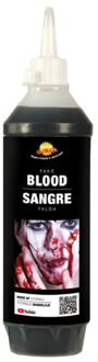 Fles horror special effects nepbloed - 450 ml - Halloween kunstbloed Rood