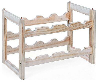 Fles Rack Confortime Hout (8 Flessen)