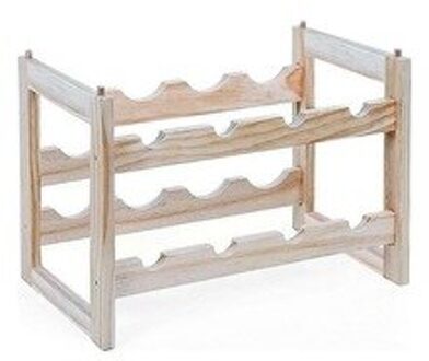 Fles Rack Confortime Hout (8 Flessen)