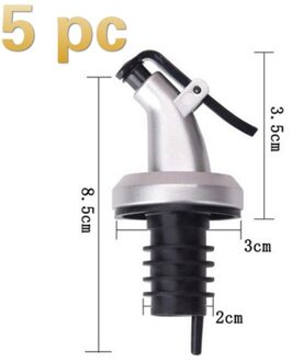 ! Fles Schenker Tuit Stopper Dispenser Drank Flow Set Wijn Olijfolie Fles Cap Top Stop Keuken Bar Tool 5 stk