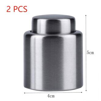 Fles Stop Wijn Opslag Twist Cap Plug Herbruikbare Vacuüm Fles Cap Champagne Stopper Wijn Bar Gereedschap 3 stuks 2 stk