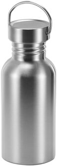 Fles Water Roestvrij Staal Brede Mond Sport Cup Metalen Kleur Drinken Winter Reizen 300/500/750Ml Drinkware thermos Outdoor Fles 500ML