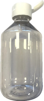 Flesje kunststof 250 ml met schenkdop