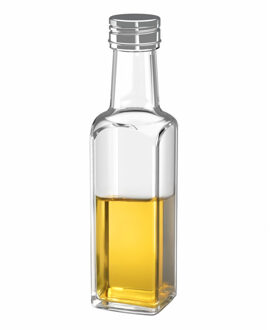 Flesjes met schroefdop - glas - Vierkant - 100 ml - Kleine flesjes met schoefdop - Olie/Azijn