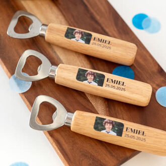 Flesopener gegraveerd - set van 12