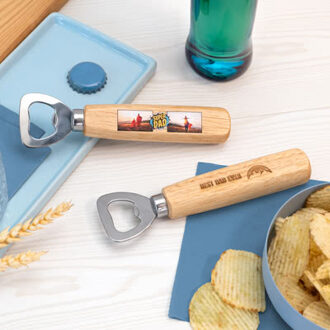 Flesopener hout met foto