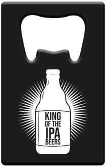 Flesopener Metaal - King Of The IPA Beers zilver