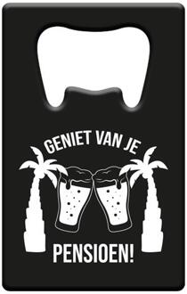 Flesopener Metaal - Pensioen zilver