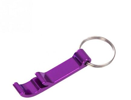 Flesopener Sleutelhanger 4 In 1 Flesopener Sleutelhanger Keten Sleutelhanger Sleutelhanger Metalen Bier Koud Bier Flesopener Sleutelhanger bartool Paars