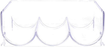 Flessenrek - 3 flessen -? koelkast organizer - stapelbaar - kunststof - wijnrek - 20 x 29 x 11 cm