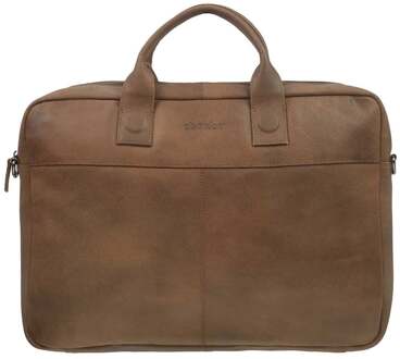 Fletcher Street Business Laptoptas 17'' Cognac 016720 Bruin