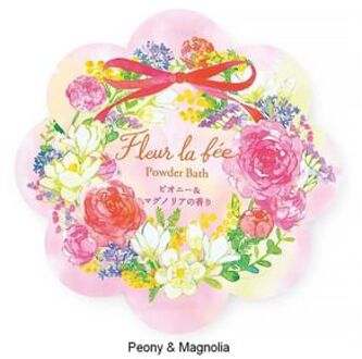 Fleur La Fée Powder Bath Peony & Magnolia - 40g