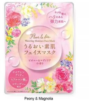 Fleur La Fée Watering Moisture Face Mask Peony & Magnolia - 1 pc