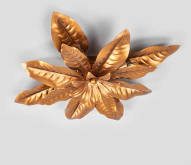 Fleuria metalen plafondlamp, antiek goud goud antiek