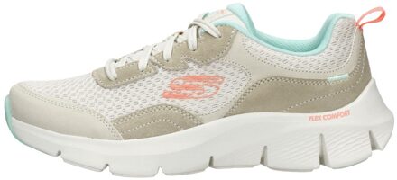 Flex Comfort Sneaker Jongens Blauw/Beige/Roze