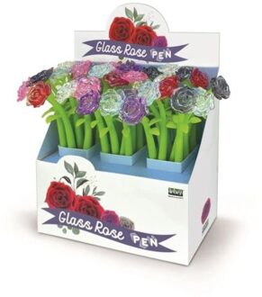 Flex fineliner transparante roos, assorti