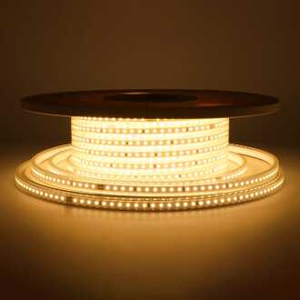 Flex120 LED Strip 25 meter - 3000K warm wit - IP65 waterdicht - Buiten & Binnen - 120 LEDs/m - 250 Watt 21.000 lumen - Inkortbaar per meter - Dimbaar