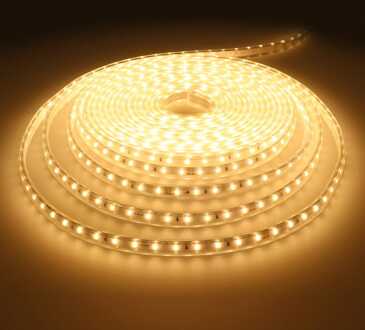 Flex60 LED Strip 10 meter - 3000K warm wit - IP65 waterdicht - Buiten & Binnen - 60 LEDs/m - 7000 lumen - Inkortbaar per meter - Dimbaar