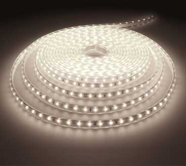 Flex60 LED Strip 10m Daglicht wit IP65 Transparant