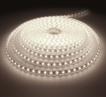 Flex60 LED Strip 10m Daglicht wit IP65 Transparant