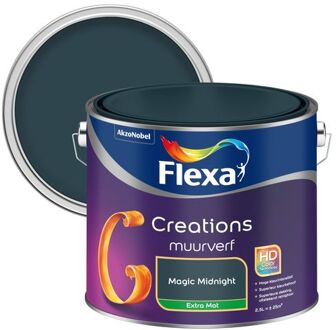 Flexa Creation Muurverf Magic Midnight Extra Mat 2,5l