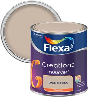 Flexa Creation Muurverf Metallics Drop Of Pearl 1l