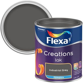 Flexa Creations - Lak Zijdeglans - Industrial Grey - 750 ml