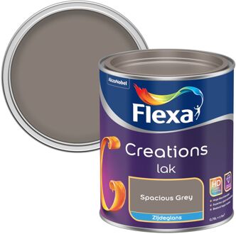 Flexa Creations - Lak Zijdeglans - Spacious Grey - 750 ml