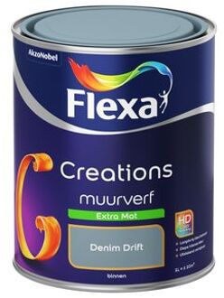 Flexa Creations - Muurverf Extra Mat - Denim Drift - 1 liter