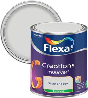 Flexa Creations Muurverf - Extra Mat - Silver Shadow - 1l