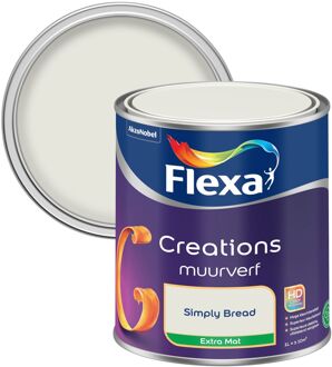 Flexa Creations Muurverf - Extra Mat - Simply Bread - 1l