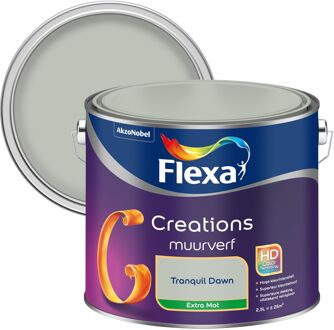 Flexa Creations - Muurverf Extra Mat - Tranquil Dawn - 2,5 liter Groen